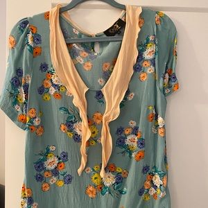 House of Foxy 30s Shawl Blouse